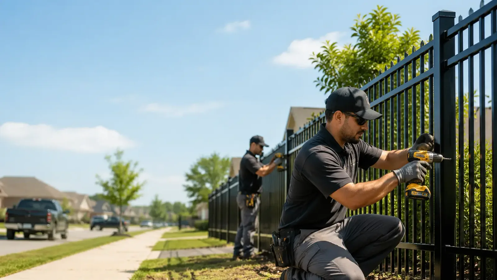 Metal Fence Installation in Middleburg, OH